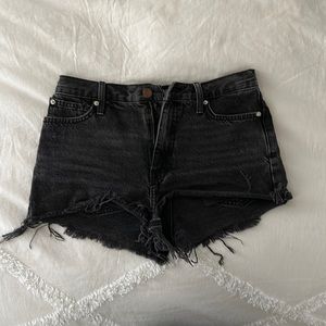Urban outfitters high rise cut off shorts